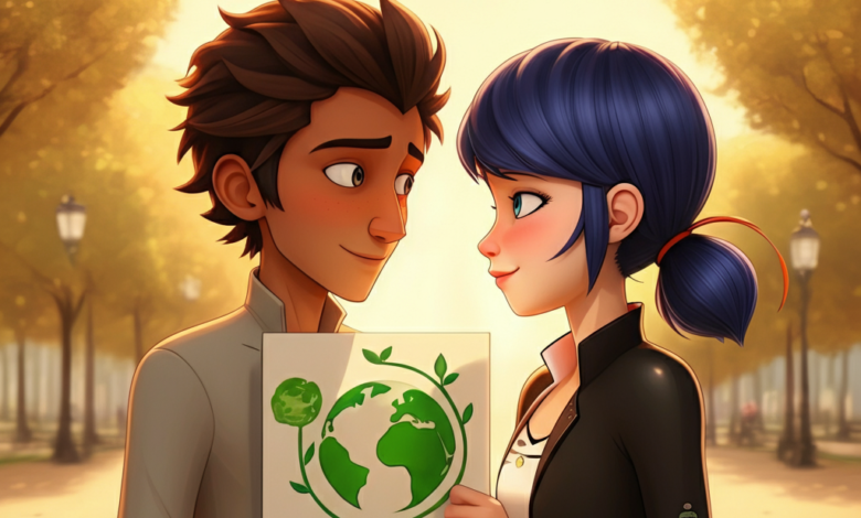 ivan and melean from ladybug and cat noir